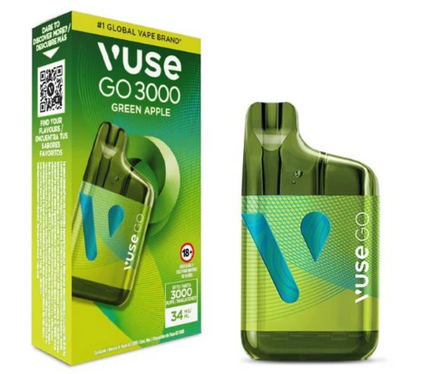 VUSE GO 3000 GREEN APPLE 3%